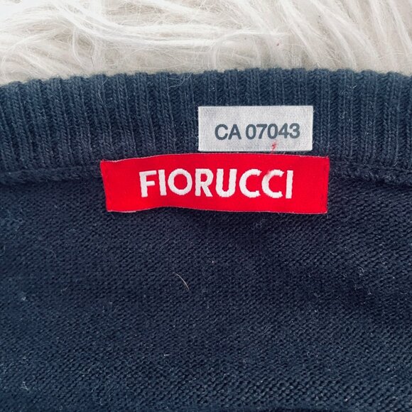 Fiorucci Red Lips Sweater Dress Wool Blend Black Small - Picture 4 of 6